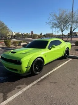 Dodge Challenger exterior after a full detail
