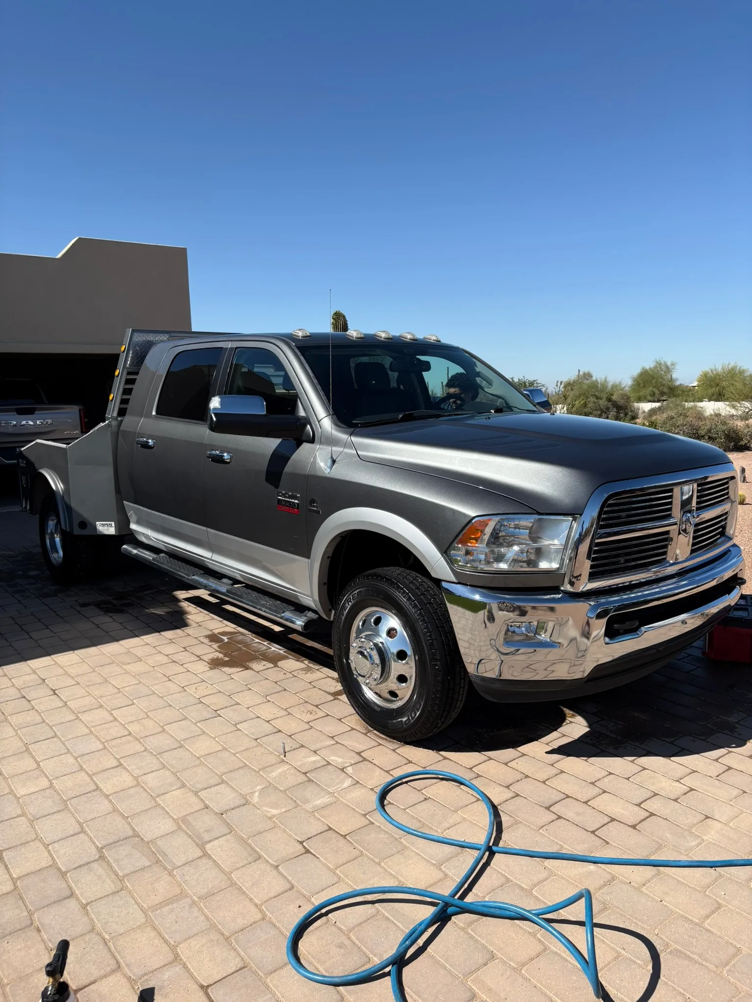 Ram truck exterior cleaned and detailed