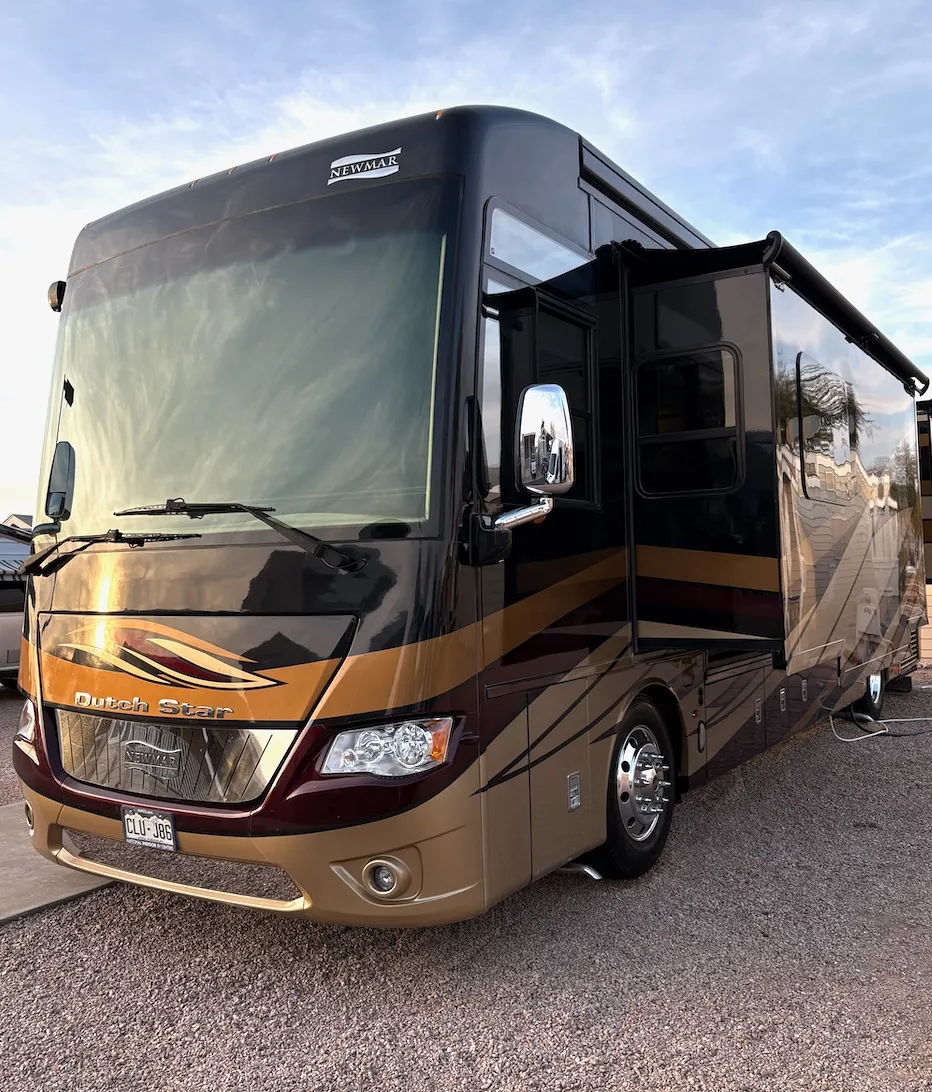 Spotless RV exterior after a full detail